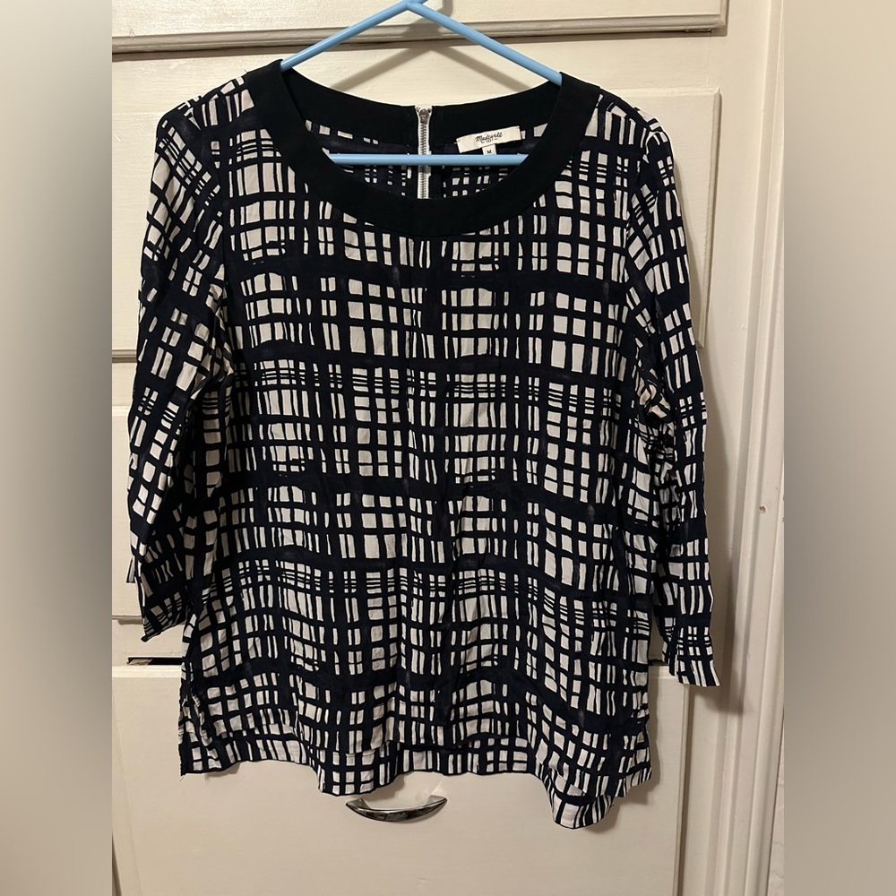 Madewell Silk Top Business Casual Size M